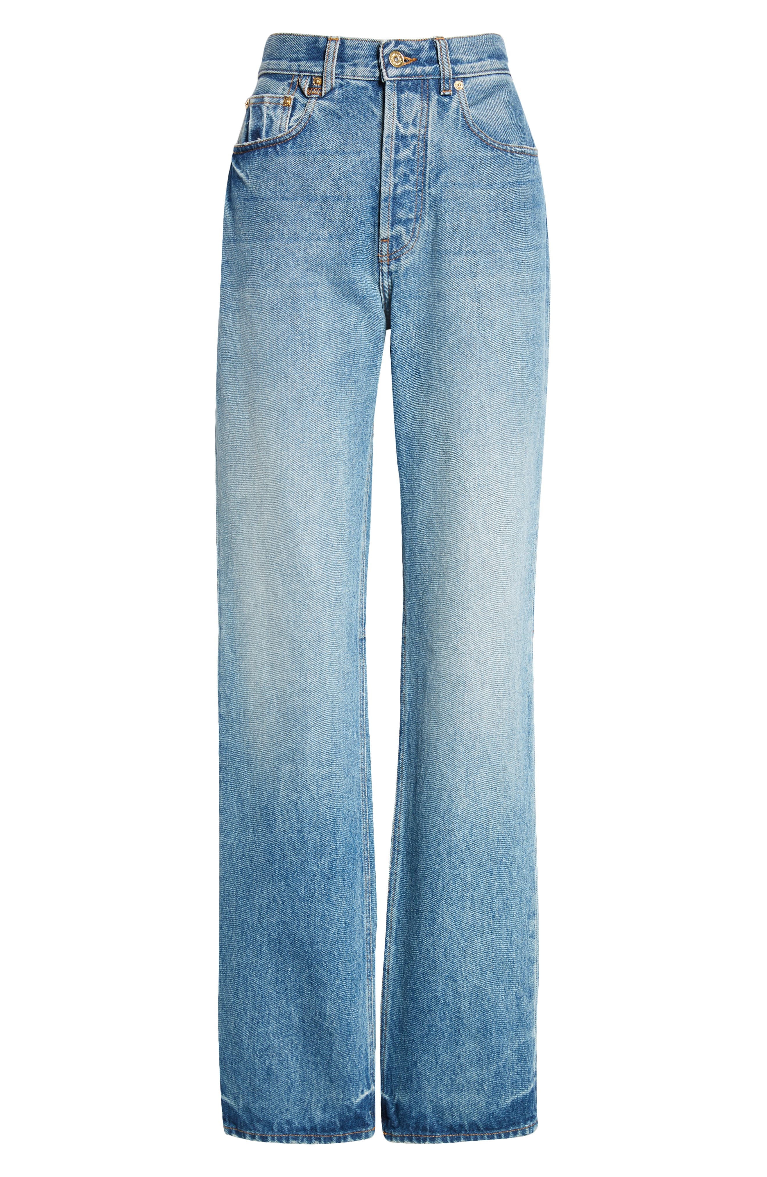 Le De-Nimes Droit Straight Leg Jeans - 6
