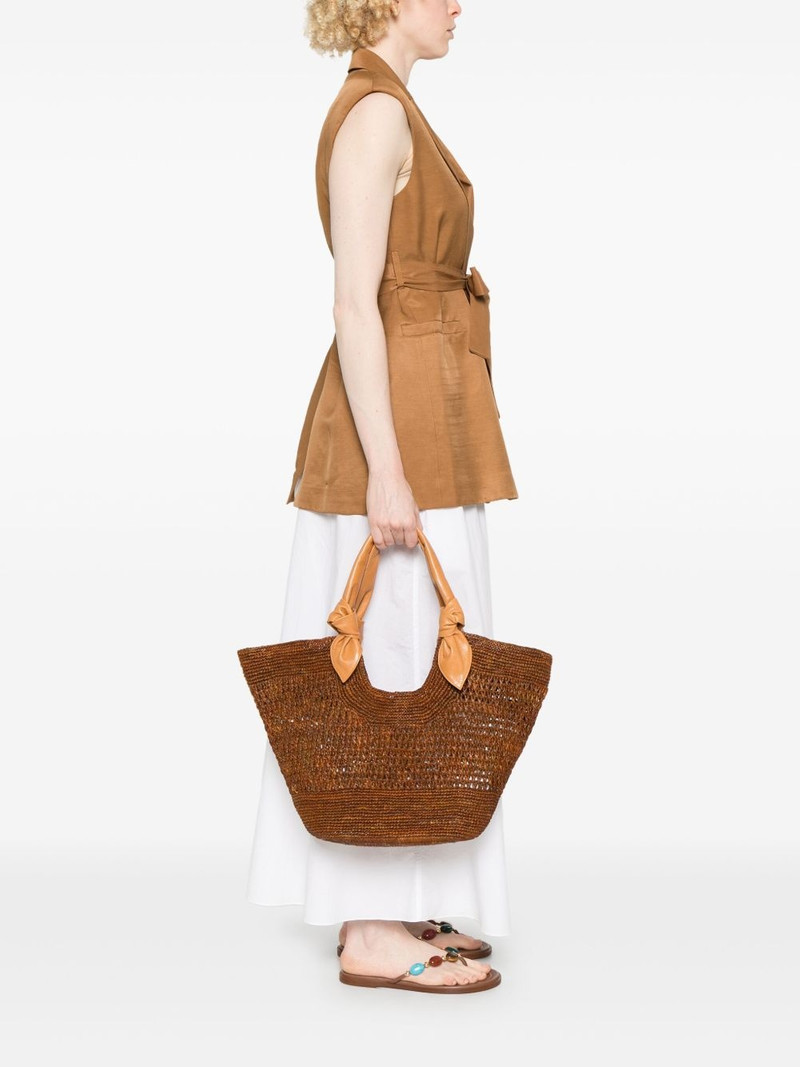 HEREU straw tote bag outlook