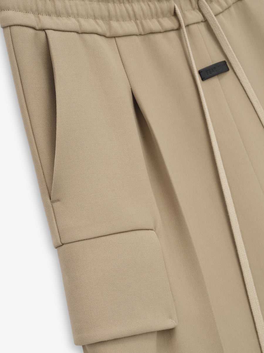 Weighted Twill Wide Leg Cargo Pants - 3
