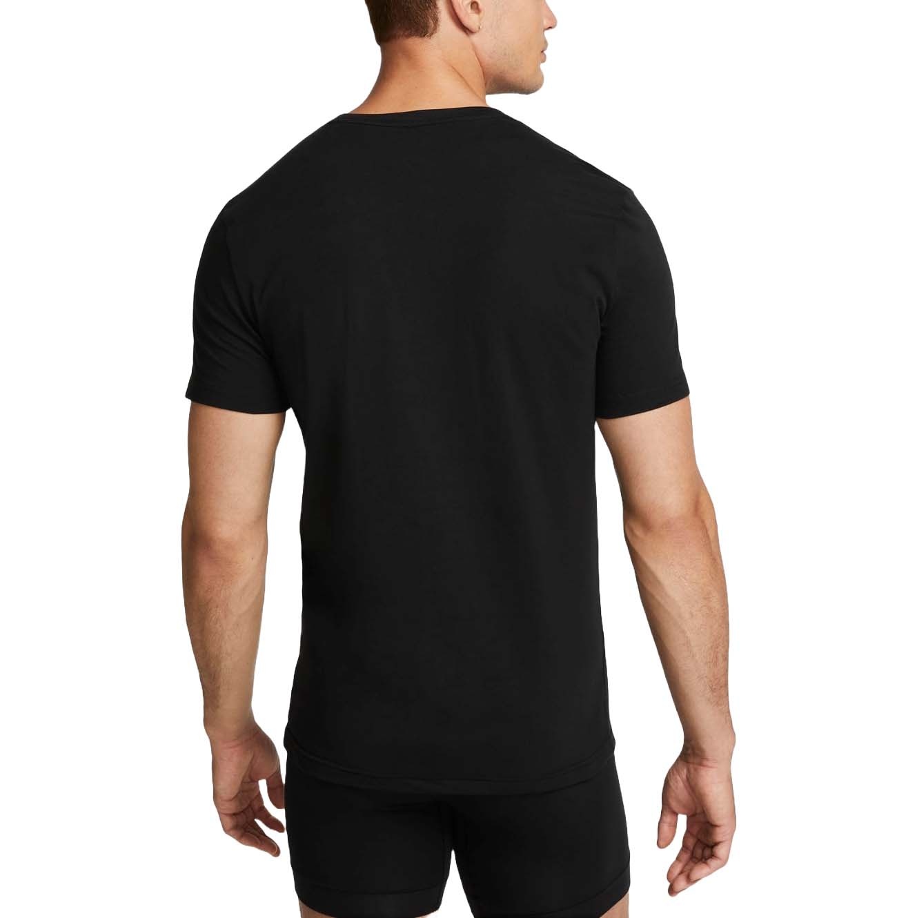 Nike Dri-FIT Essential Cotton Stretch Slim Fit Crewneck Undershirt (2 Pack) 'Black' KE1191-001 - 2