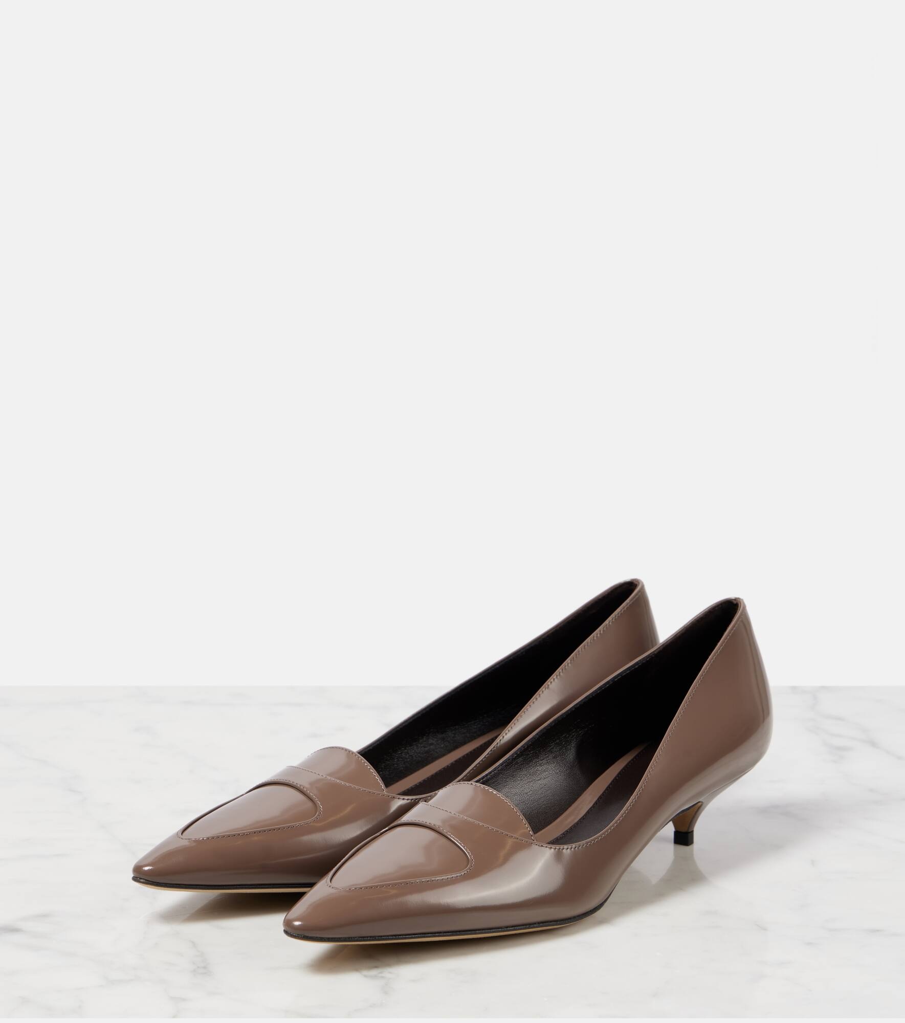 Viv leather loafer pumps - 4
