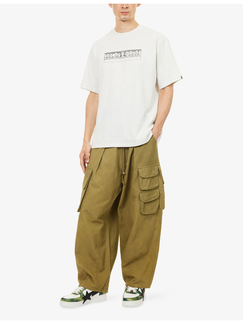 A BATHING APE® Bape Babyilo Graphic-Print Cotton T-Shirt outlook