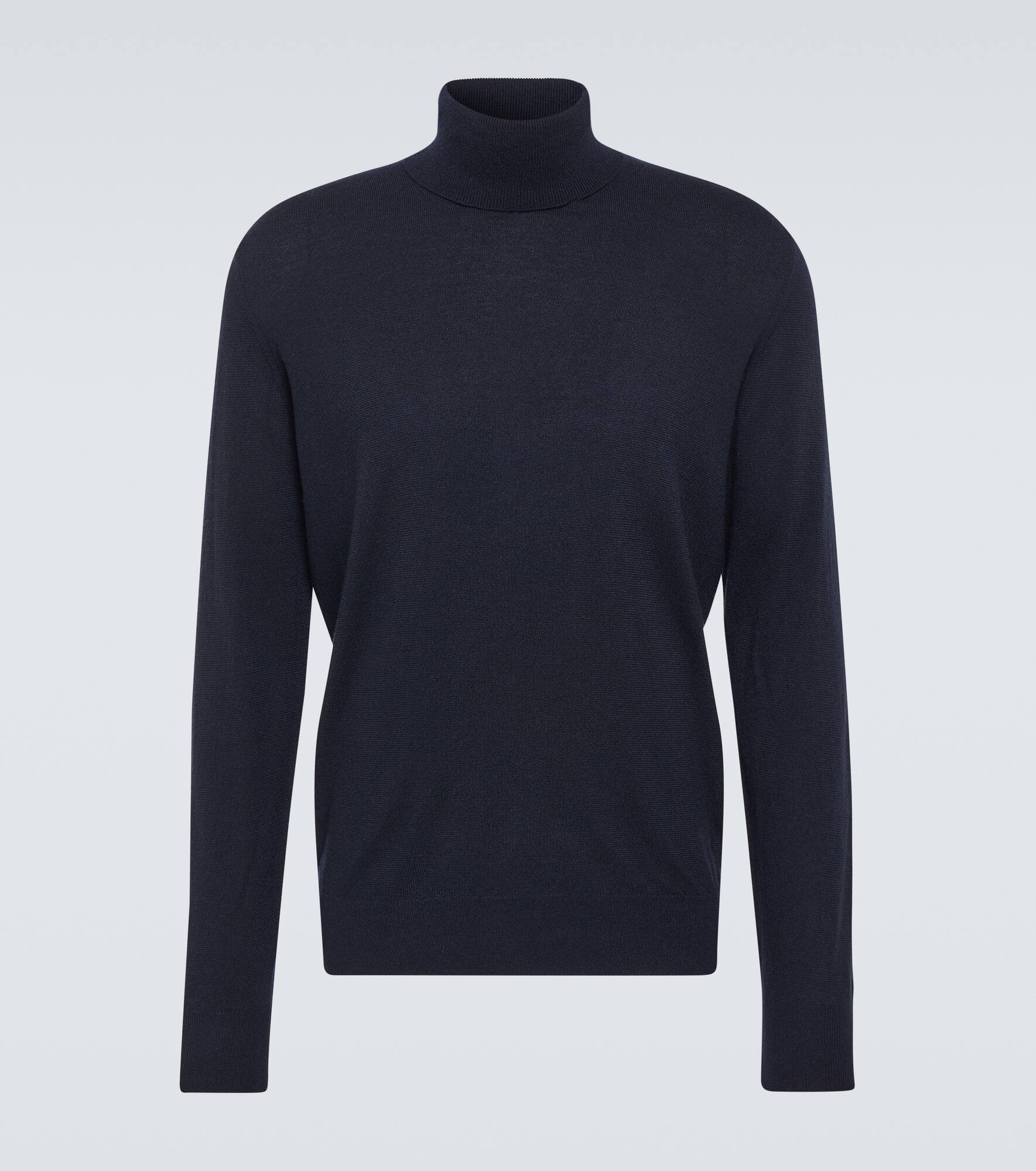 Cashmere turtleneck sweater - 1