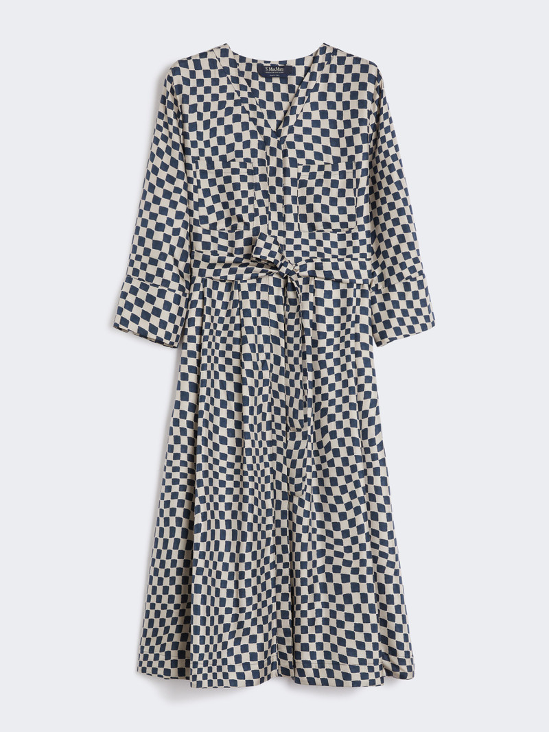 GIADA Printed silk shirt dress 1