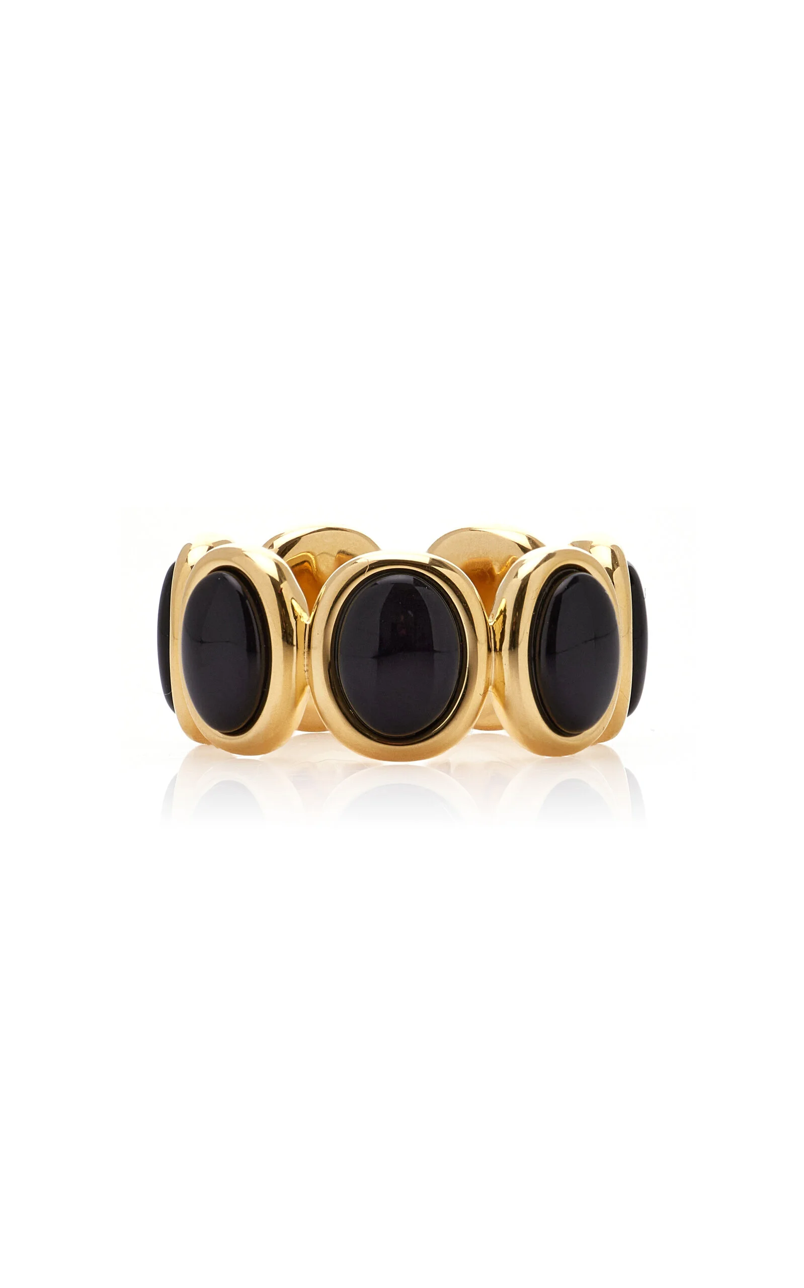 Exclusive Leonora Gold Vermeil Onyx Ring - 1