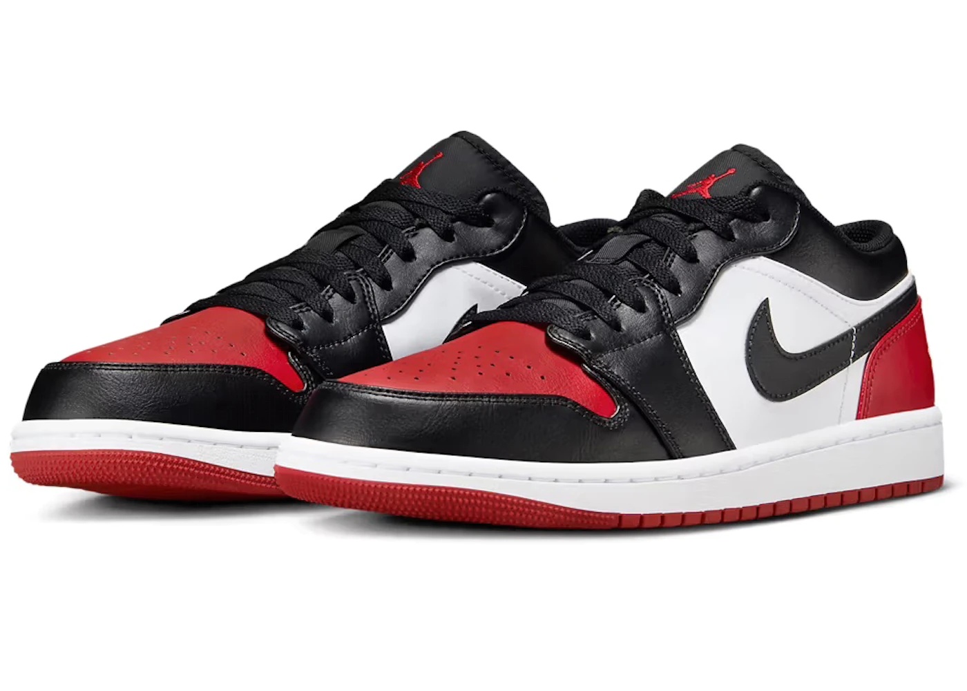 Jordan 1 Low Bred Toe 2.0 - 2