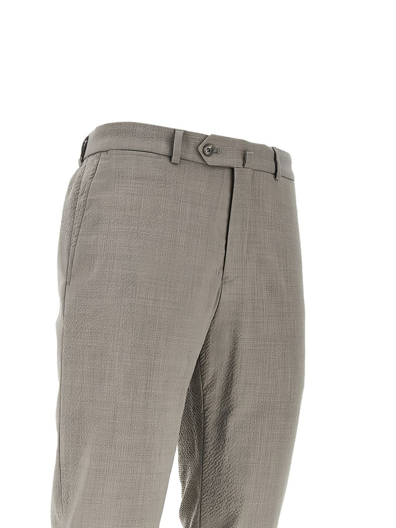 EMPORIO ARMANI grey tailored trousers outlook