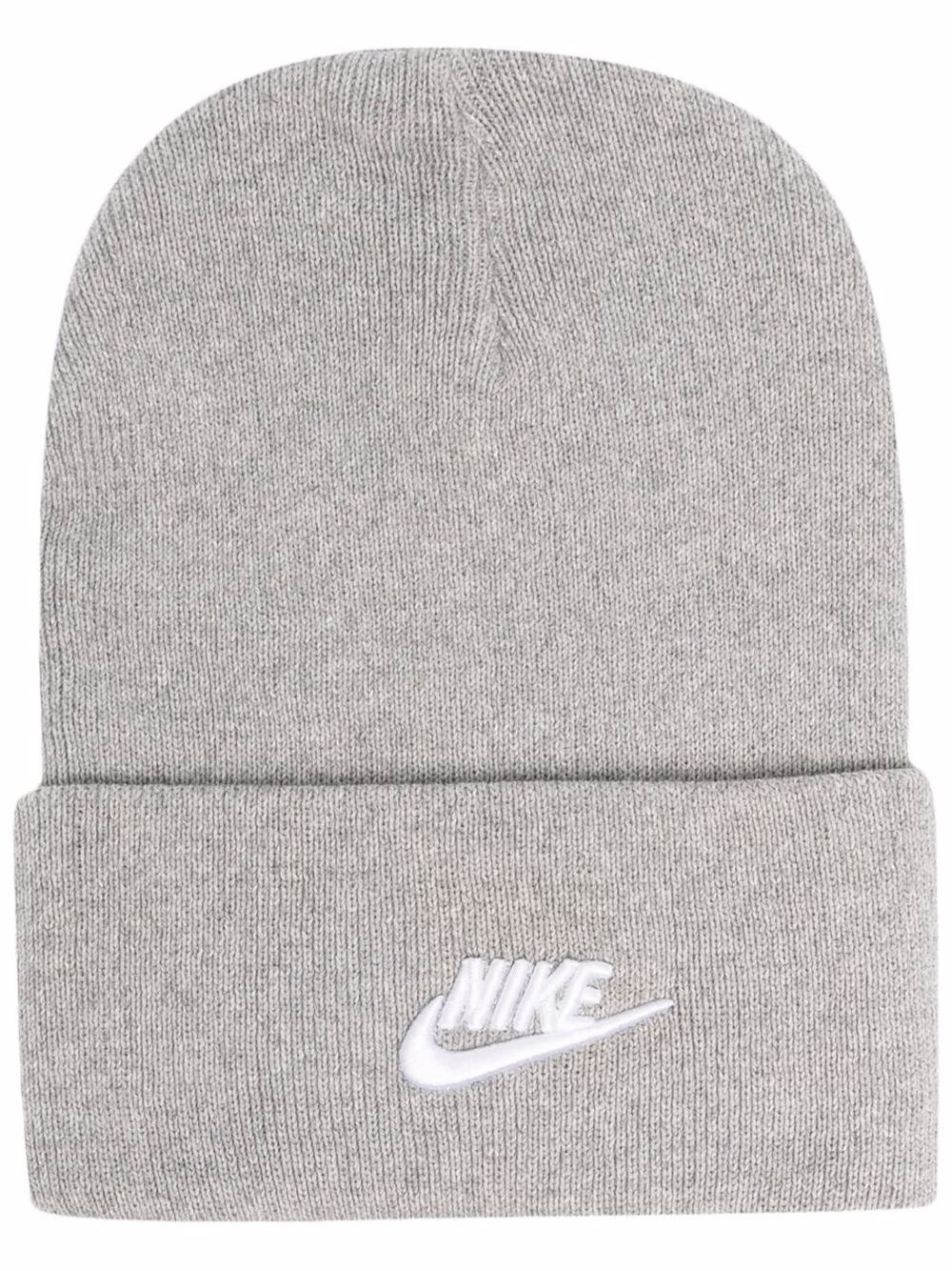 embroidered-logo beanie - 1