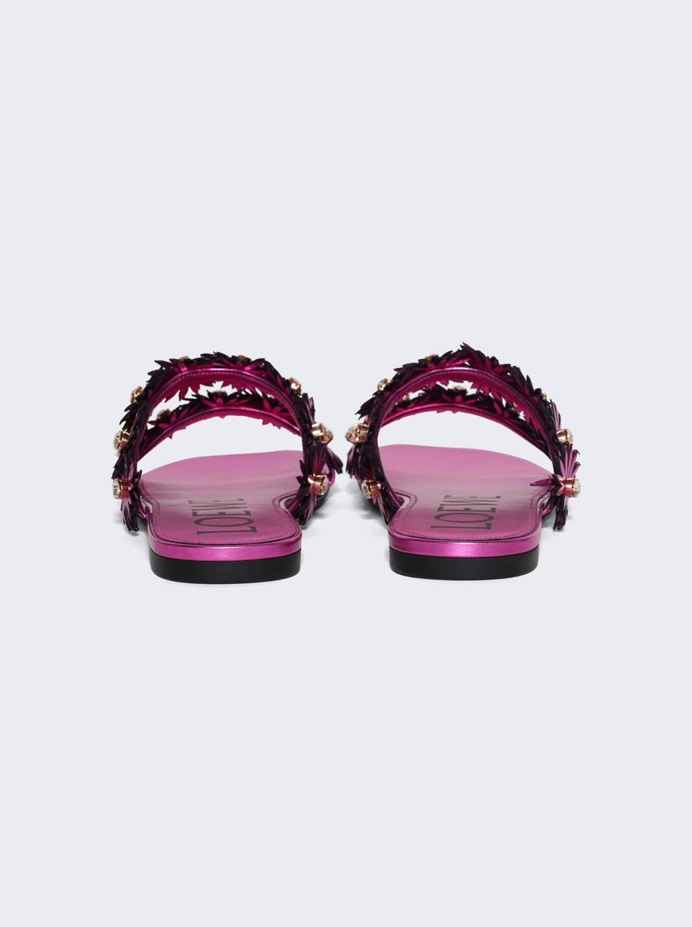 Paula's Ibiza Petal Flower Crystal Sandal Fuchsia - 4