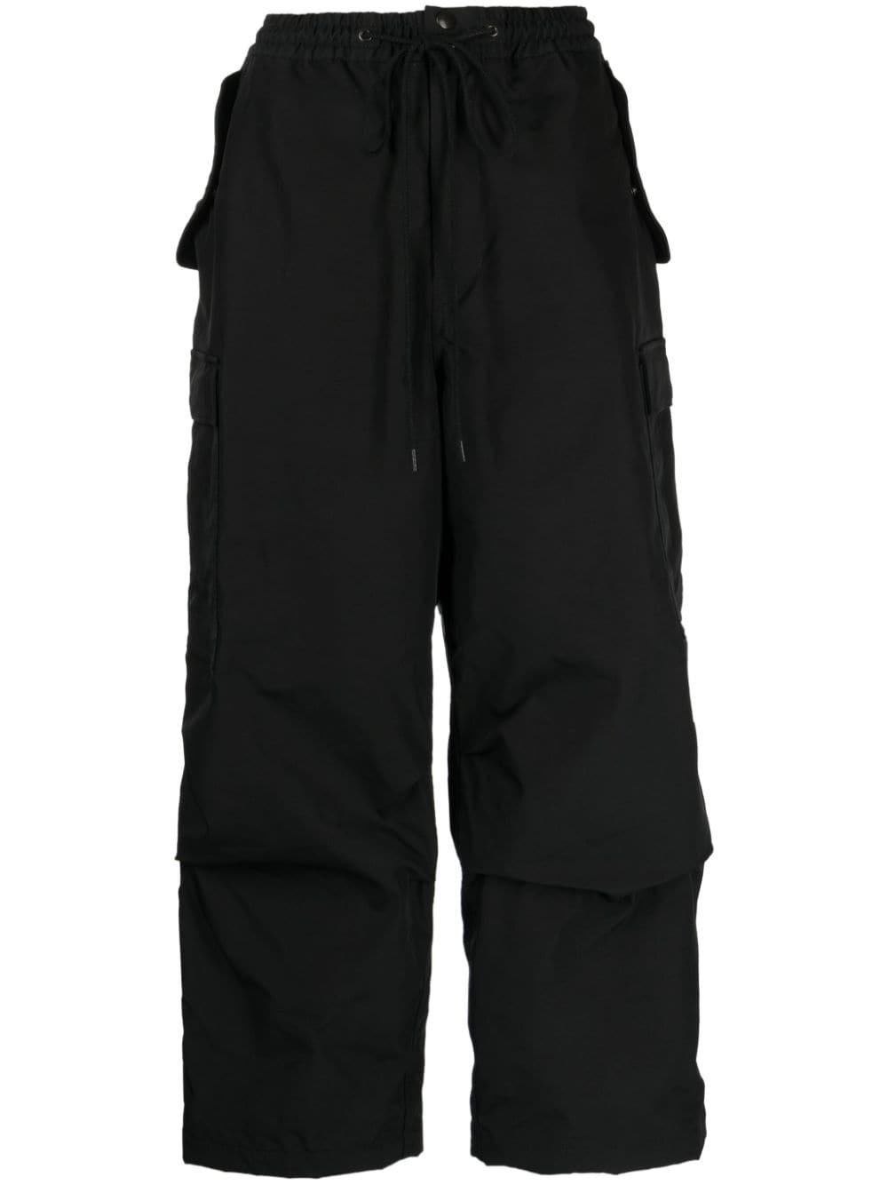 straight-leg cargo trousers - 1
