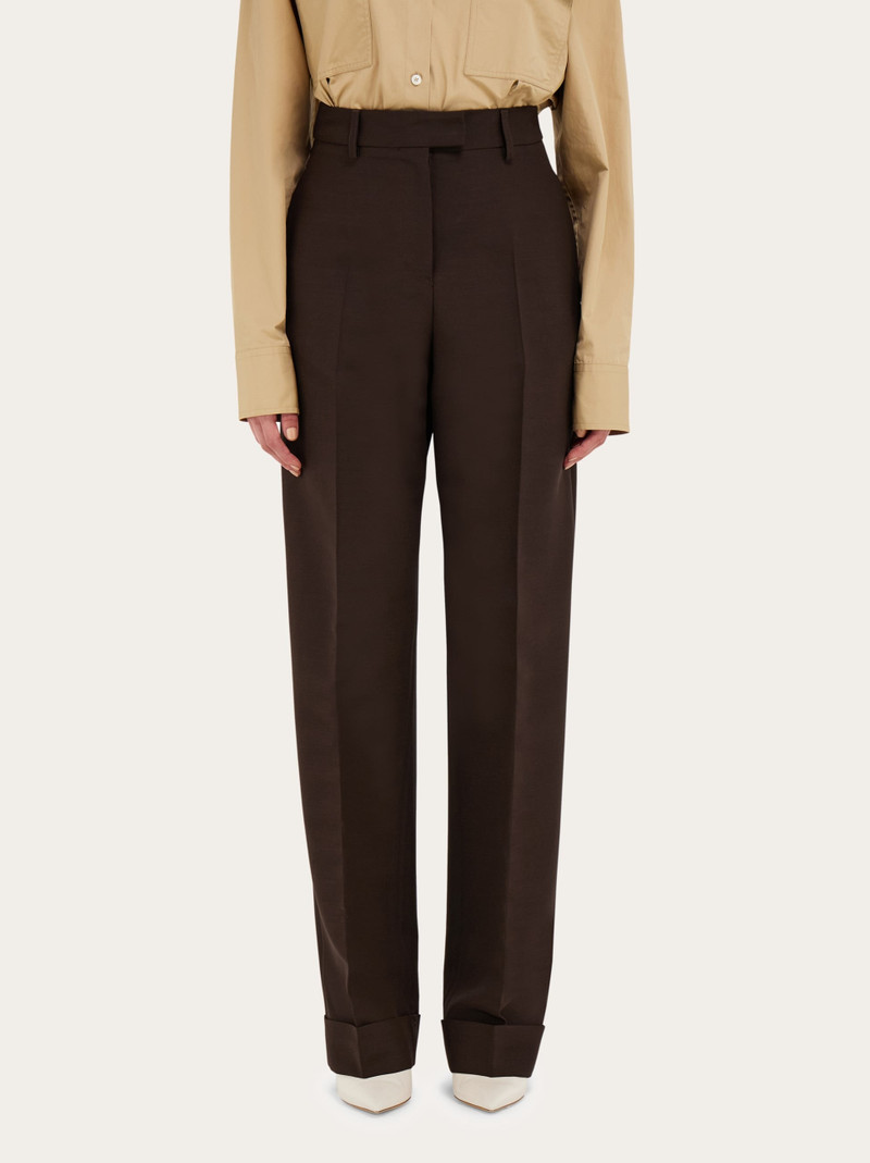 FERRAGAMO Turn up trouser outlook
