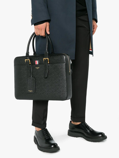 Thom Browne pebbled-leather briefcase outlook