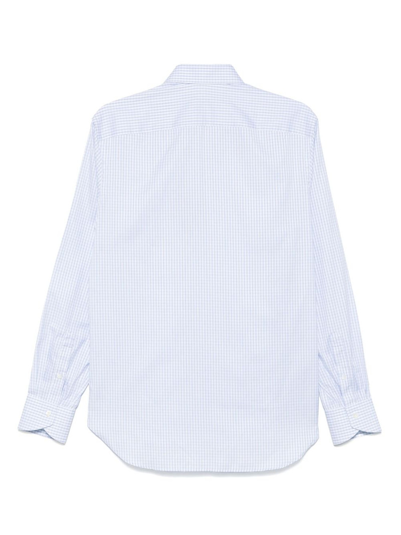 Canali gingham check shirt outlook