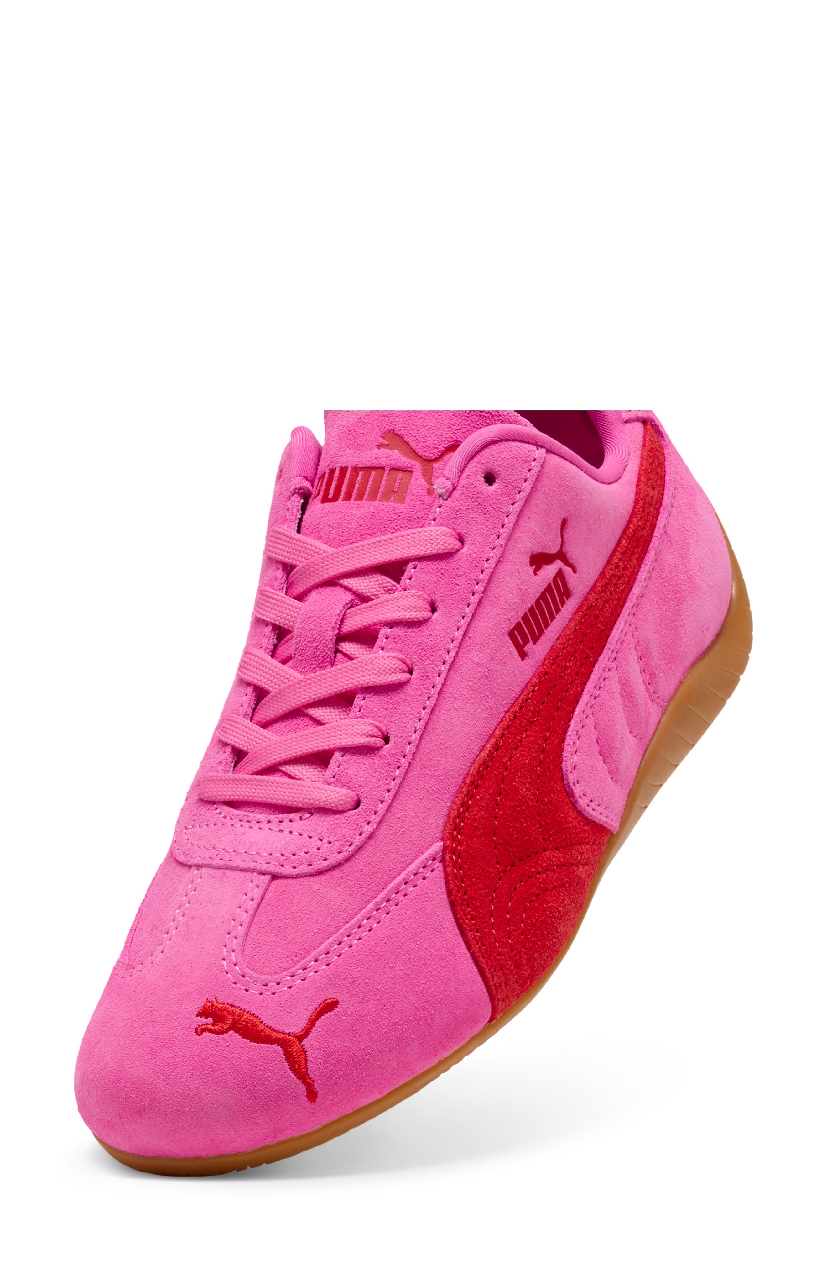 PUMA Speedcat OG Sneaker in Pink Pixel-Glowing Red at Nordstrom - 6