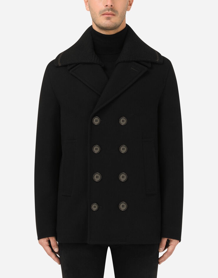 Wool and cashmere peacoat - 1