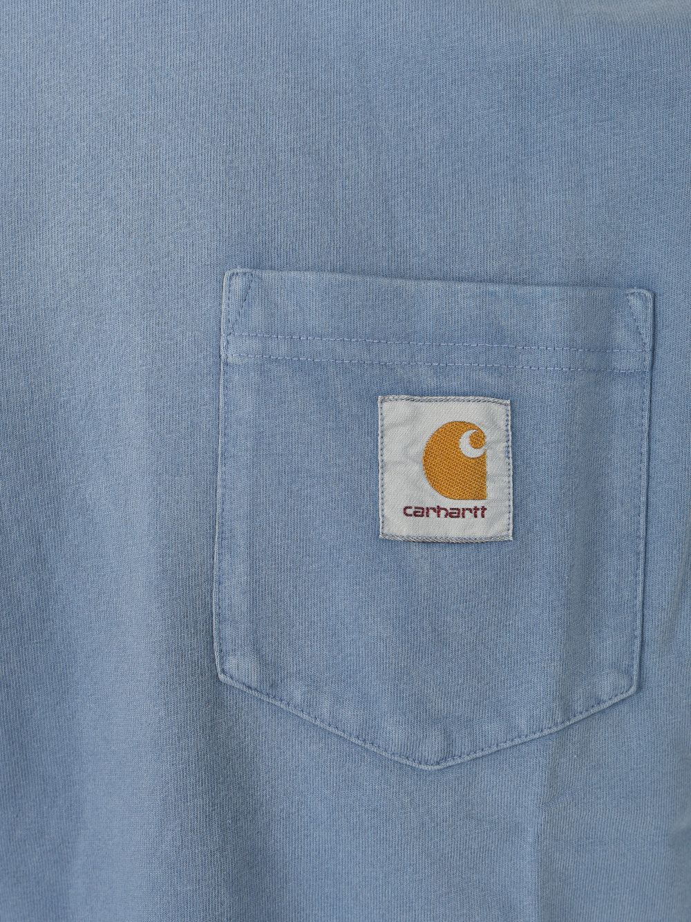 S/S Hudson Pocket Cotton Single Jersey T-Shirt Light Blue - 3