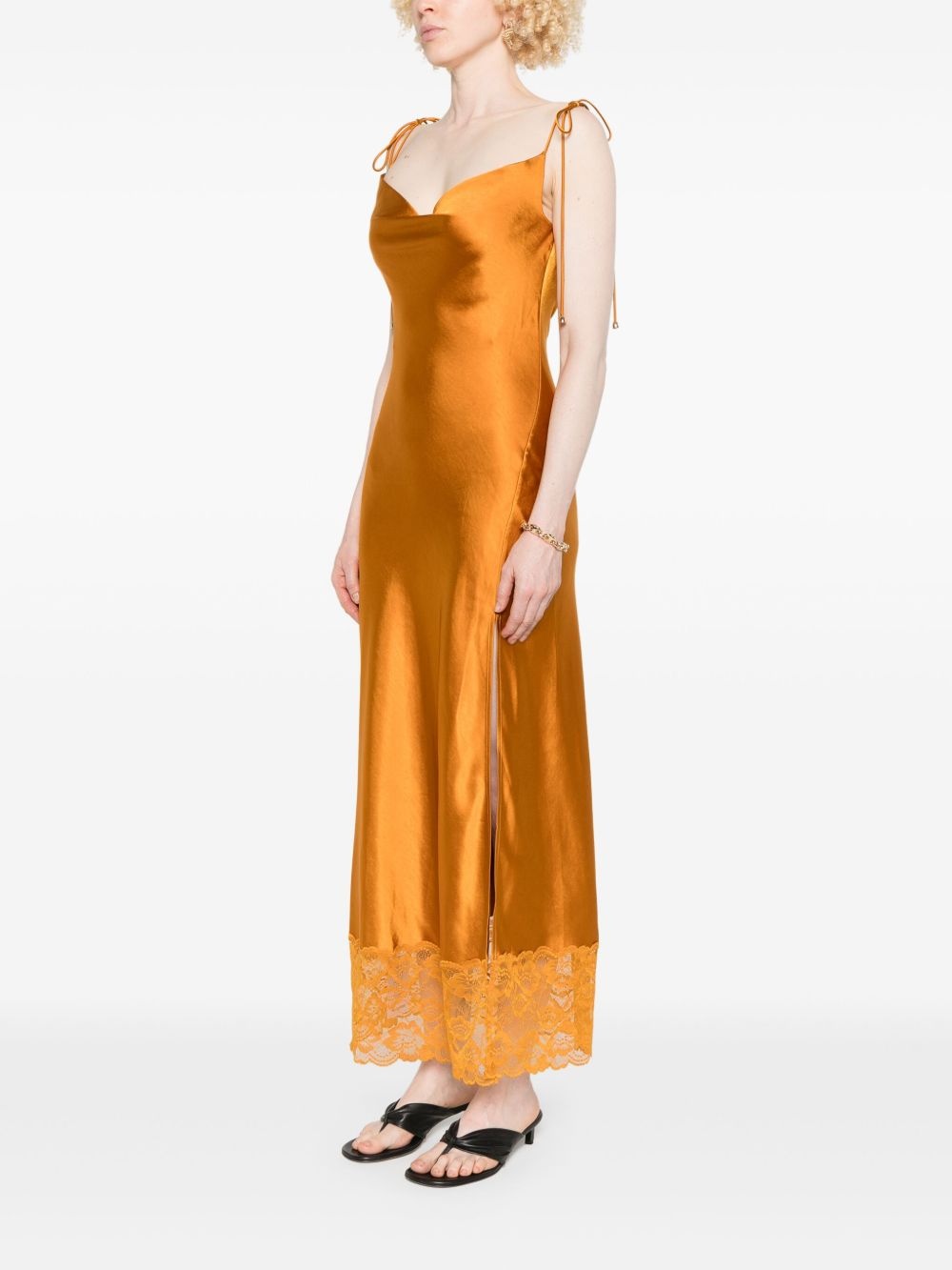satin dress - 3