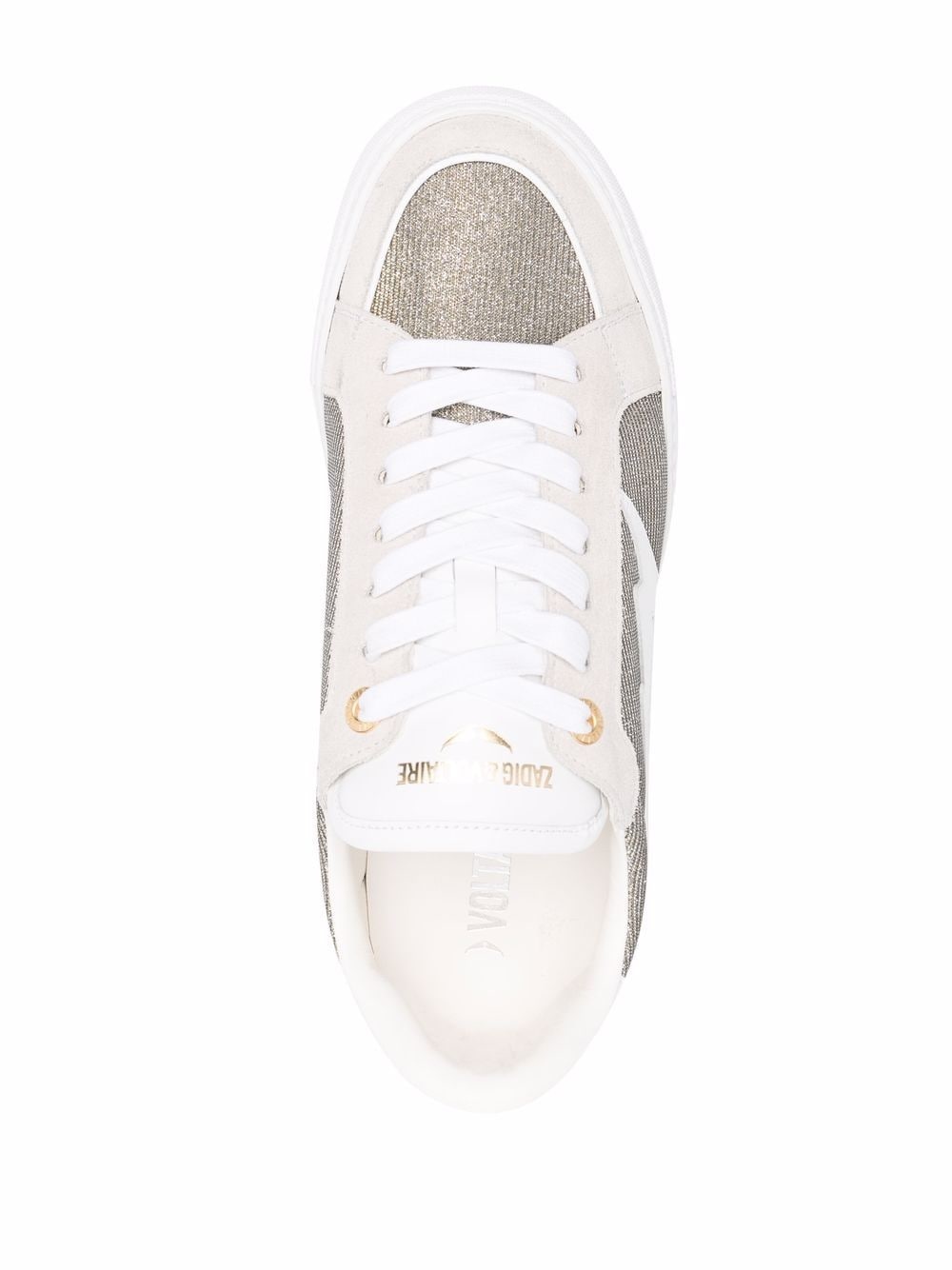 side logo-patch sneakers - 4
