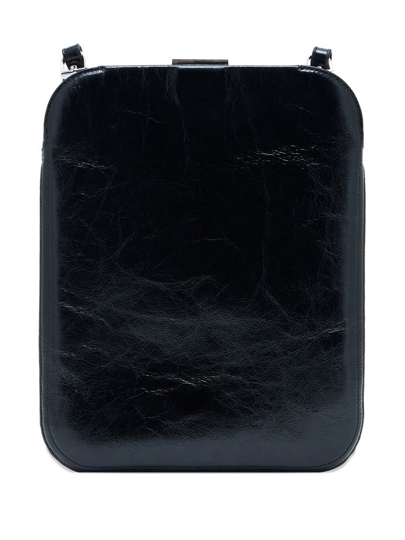 GIORGIO ARMANI small x 10 Corso Como craquelé cross body bag outlook