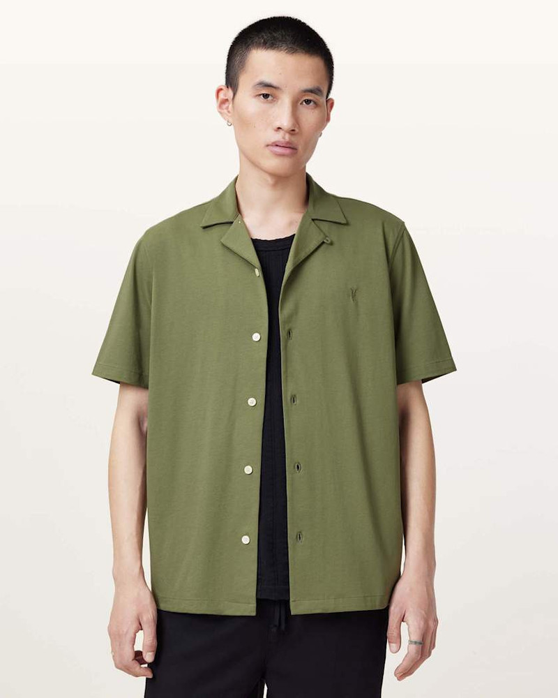 ALLSAINTS HUDSON RELAXED FIT RAMSKULL SHIRT outlook