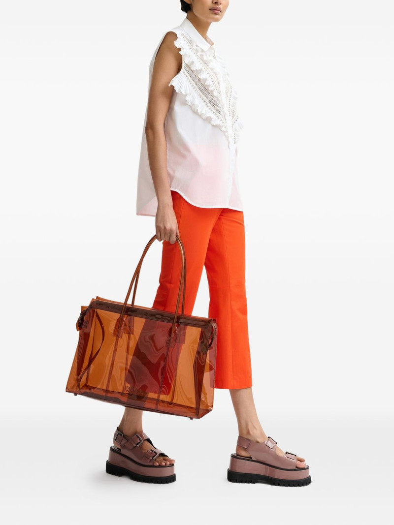 ESSENTIEL ANTWERP ruffled lace shirt outlook