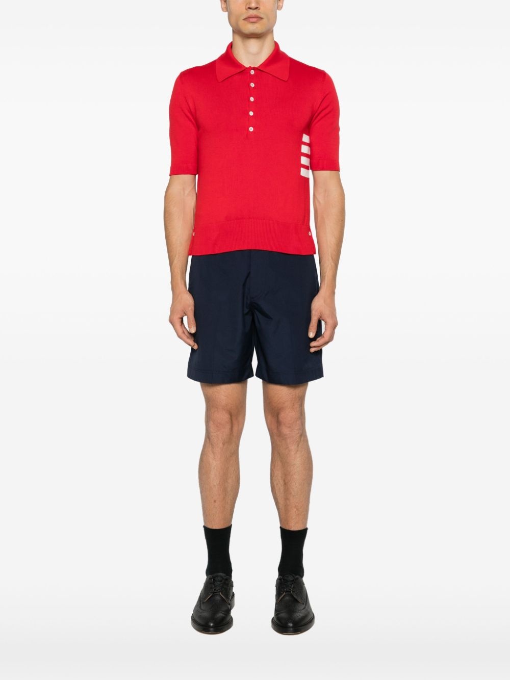4-Bar knitted polo shirt - 2
