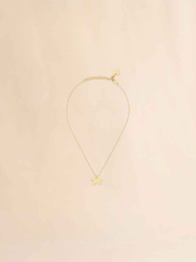 CHAIN NECKLACE WITH HORSE CHARM 1