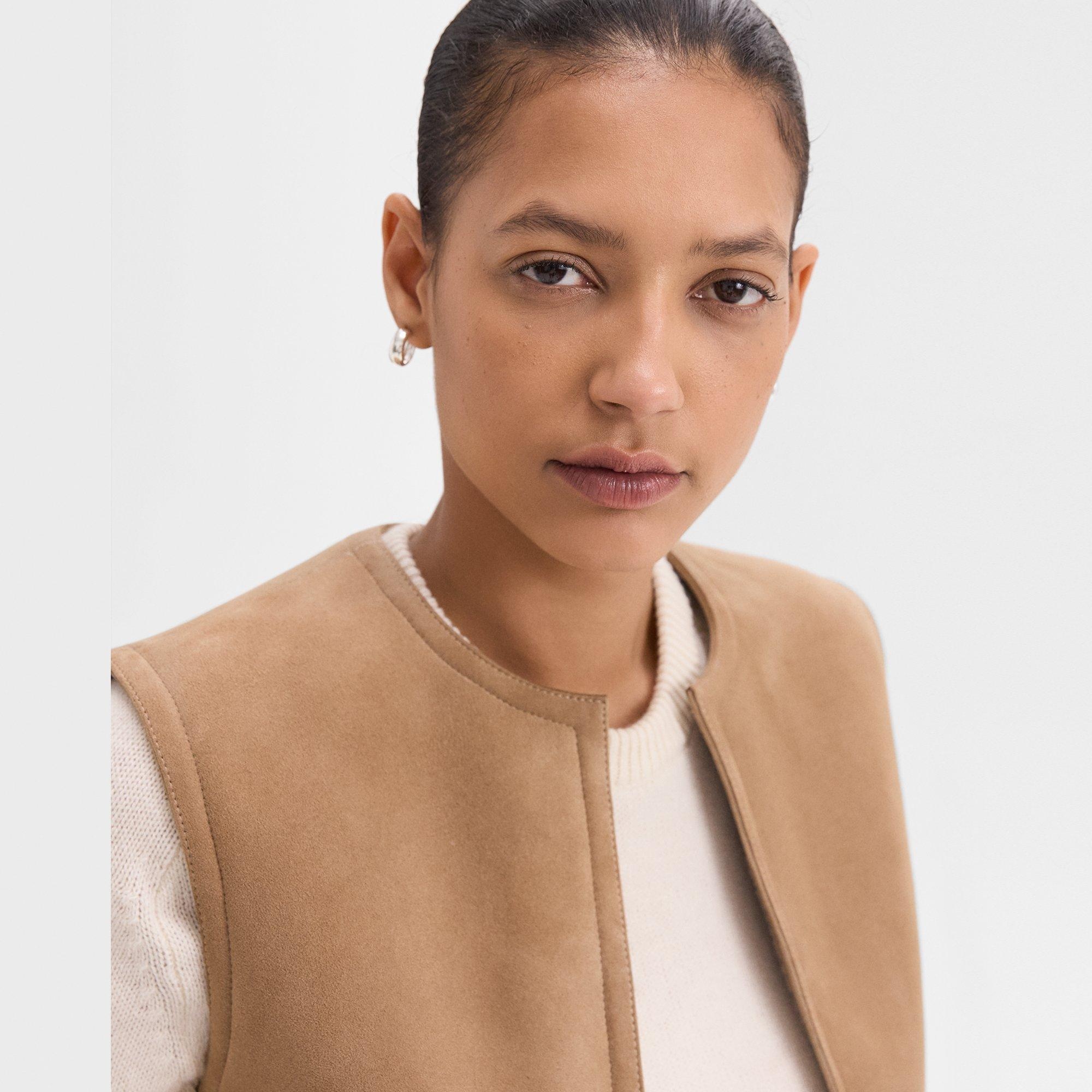 Reversible Vest in Shearling - 4