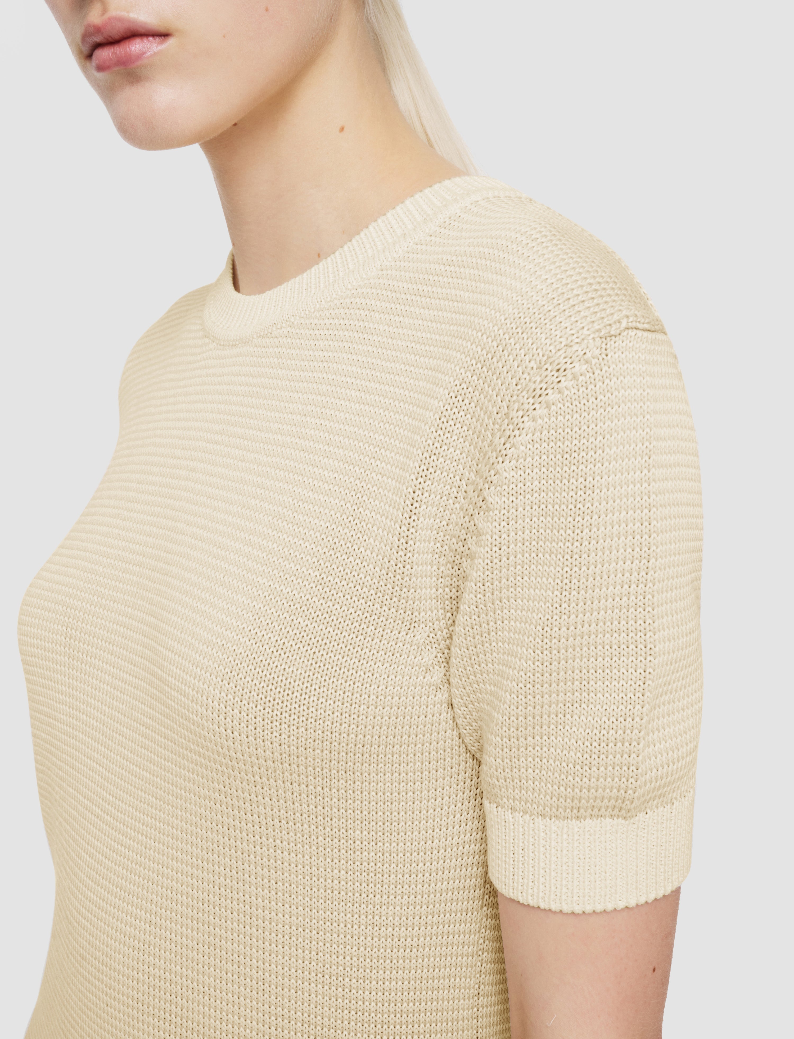 Micro Stripe Knit Top - 5