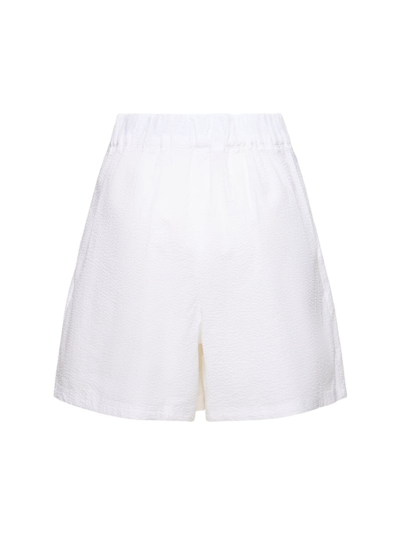 Canale seersucker cotton shorts - 3