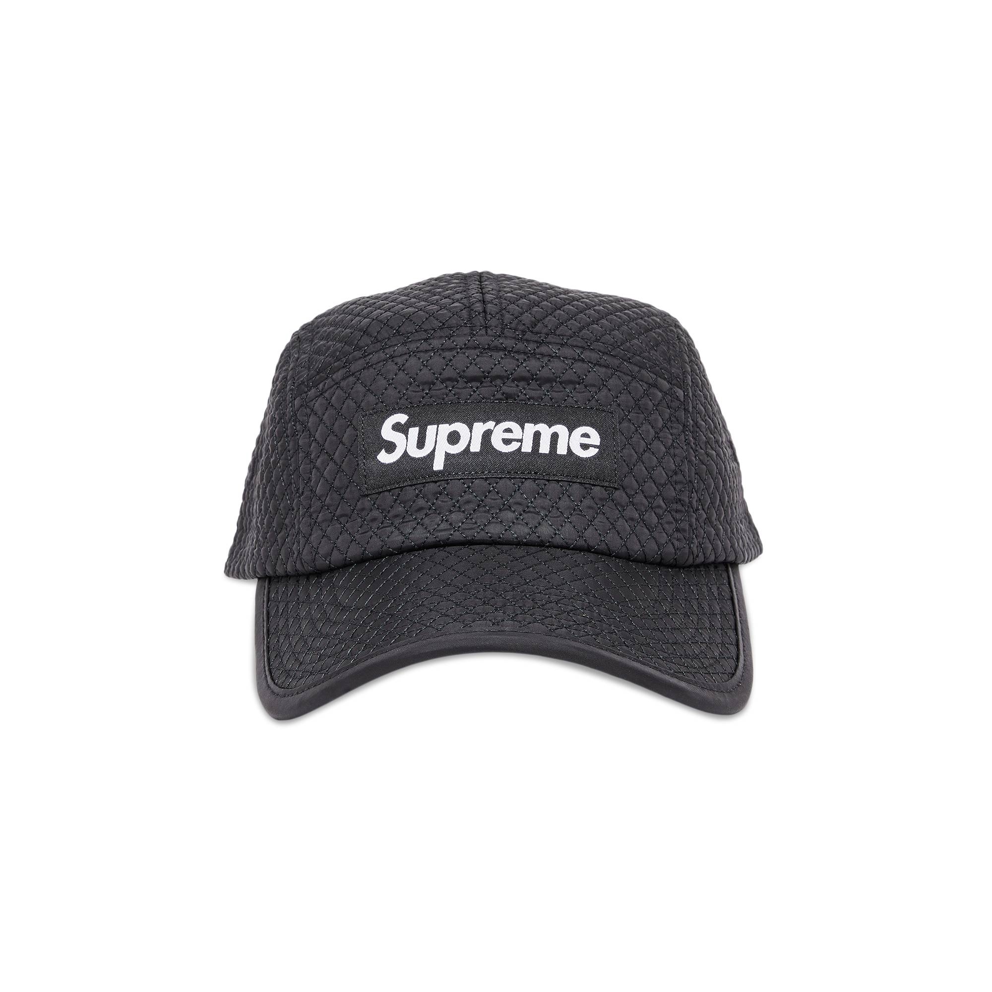 Supreme Micro Quilted Camp Cap 'Black' - 1