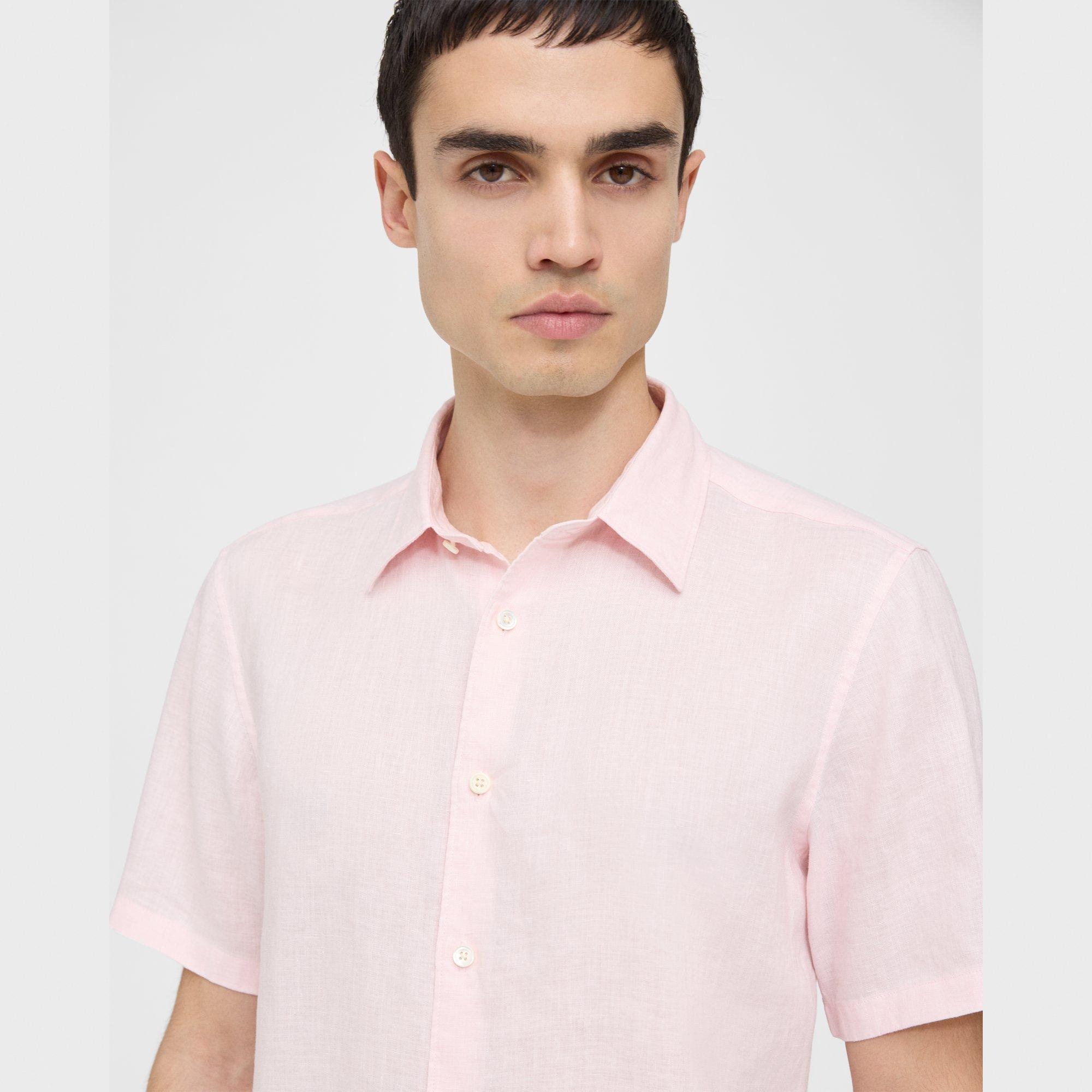 Irving Short-Sleeve Shirt in Relaxed Linen - 4