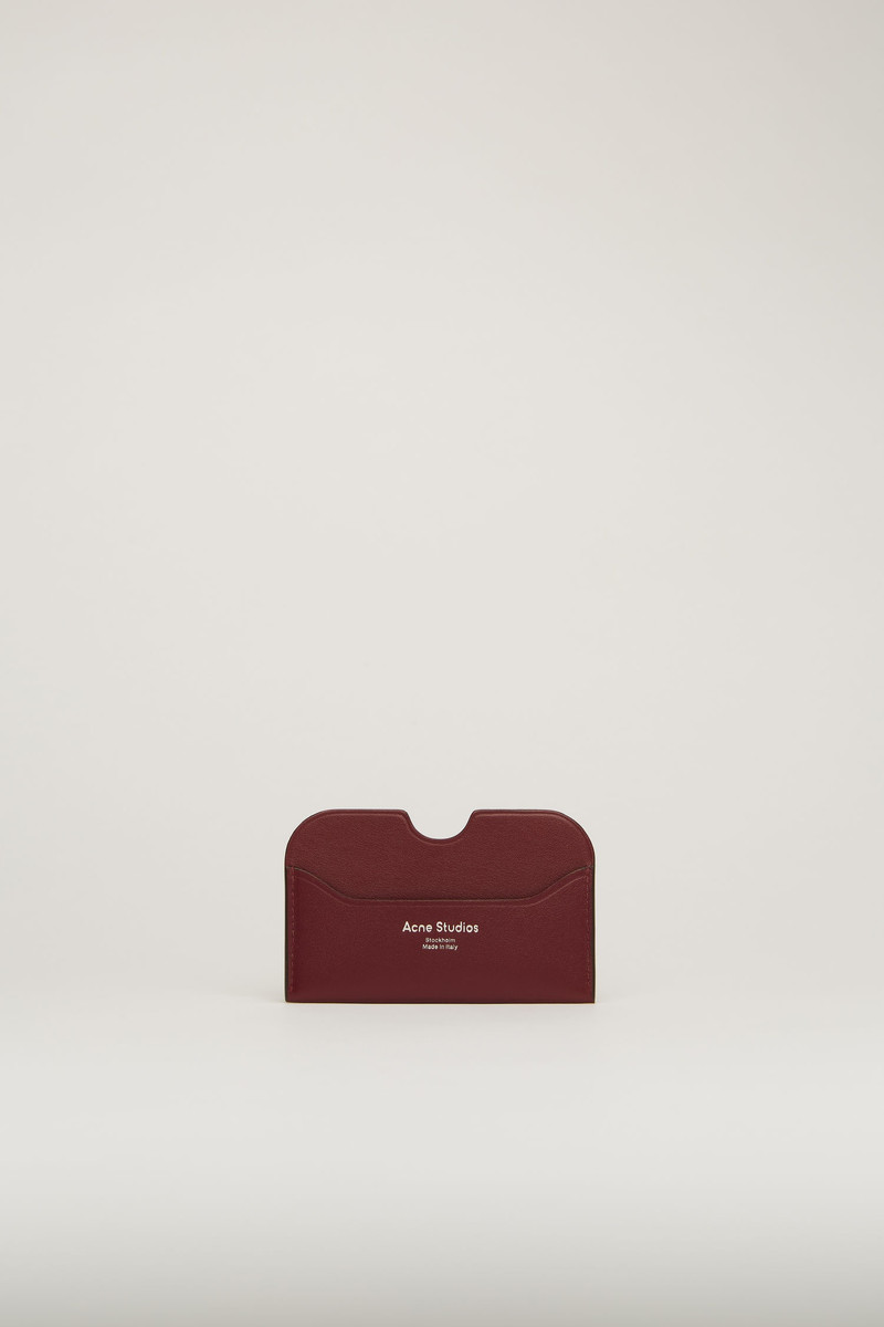 Cardholder burgundy 1