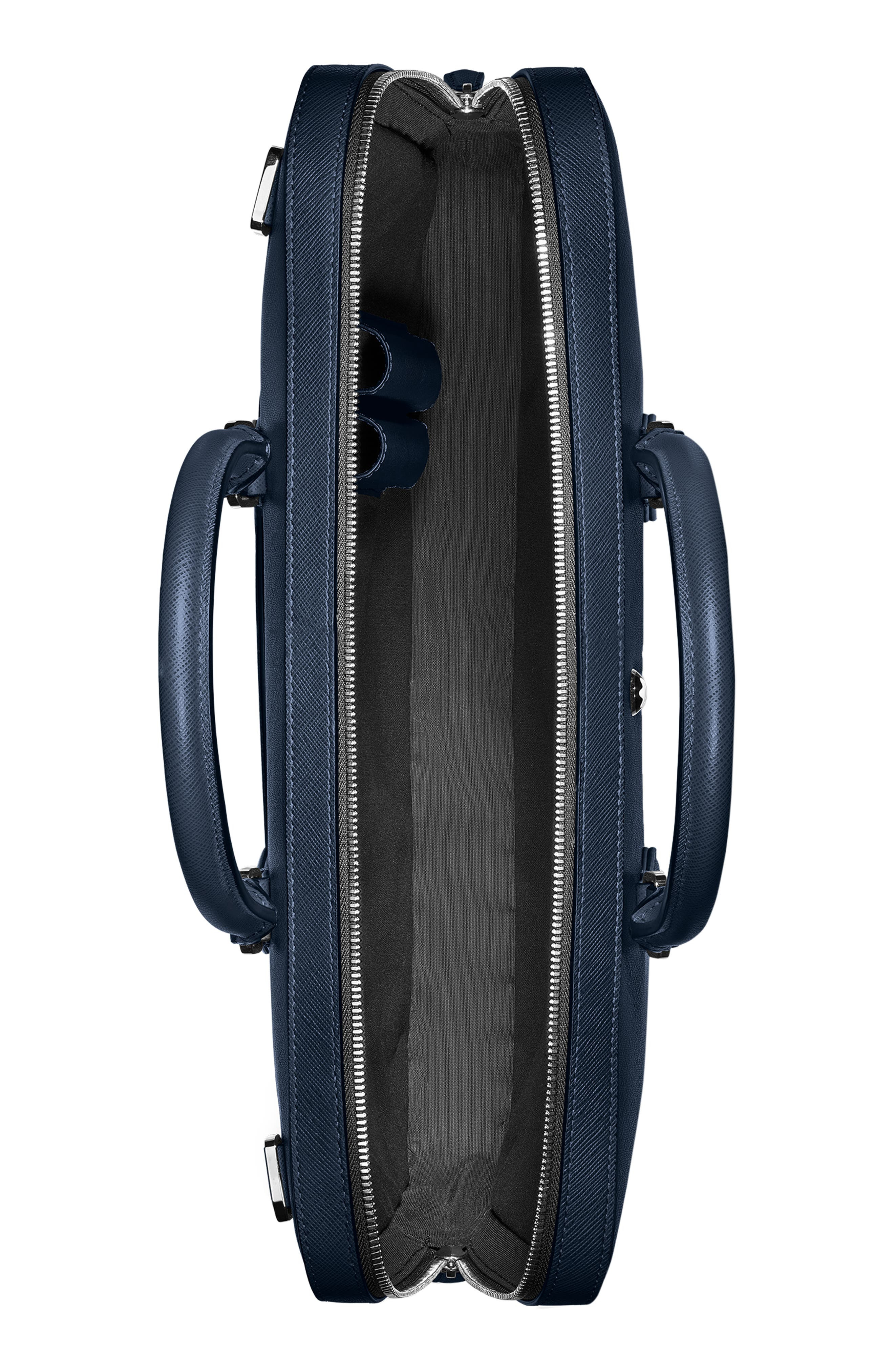 Montblanc Sartorial Leather Document Case in Ink Blue at Nordstrom - 3
