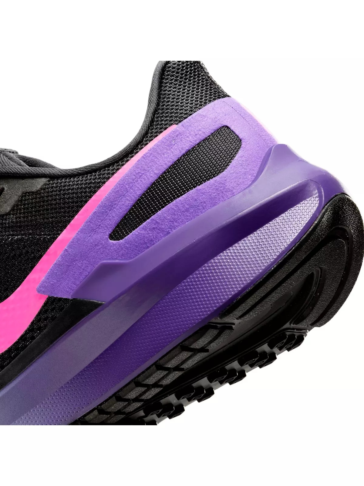 Structure 25 "Black/Anthracite/Field Purple/Laser Fuchsia" Men's Running Shoe - 8