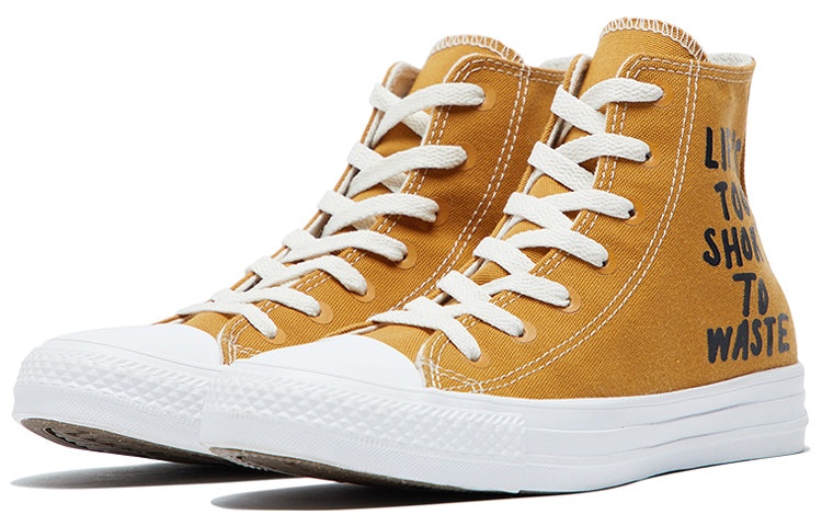 Converse Converse Chuck Taylor All Star Hi Renew Life s Too Short To Waste 164918C REVERSIBLE