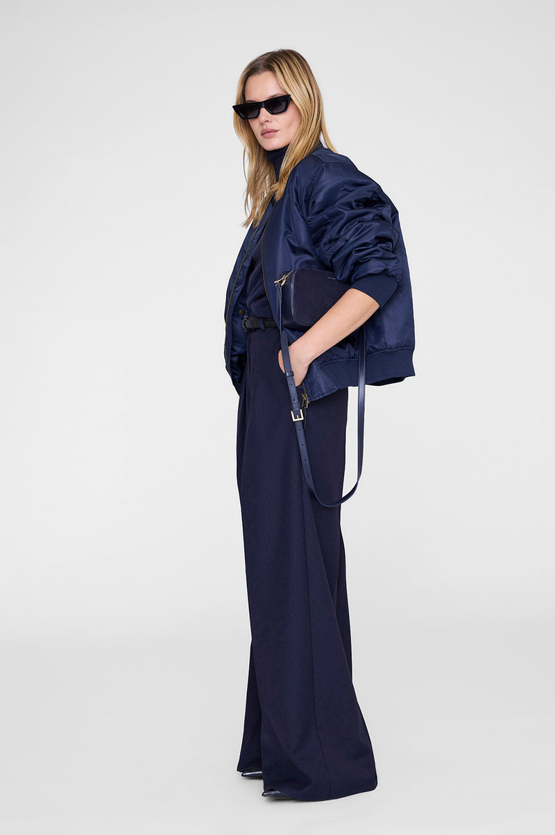 Elly Camera Bag - Navy Suede 3