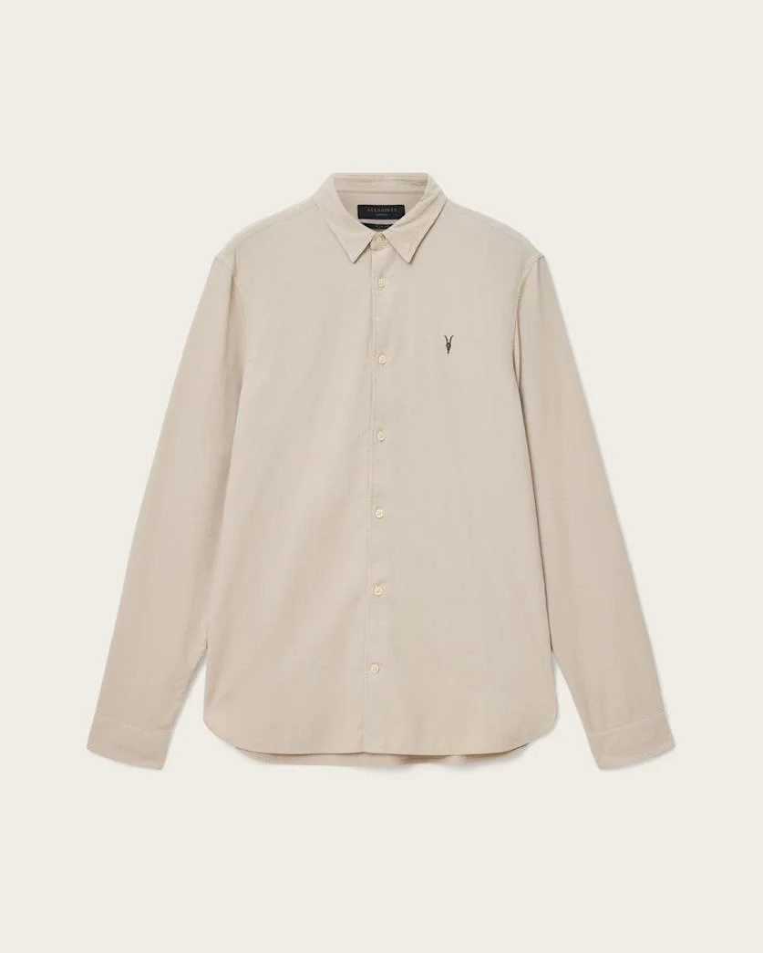 BIRCHWOOD RAMSKULL LONG SLEEVE CORDUROY SHIRT - 1
