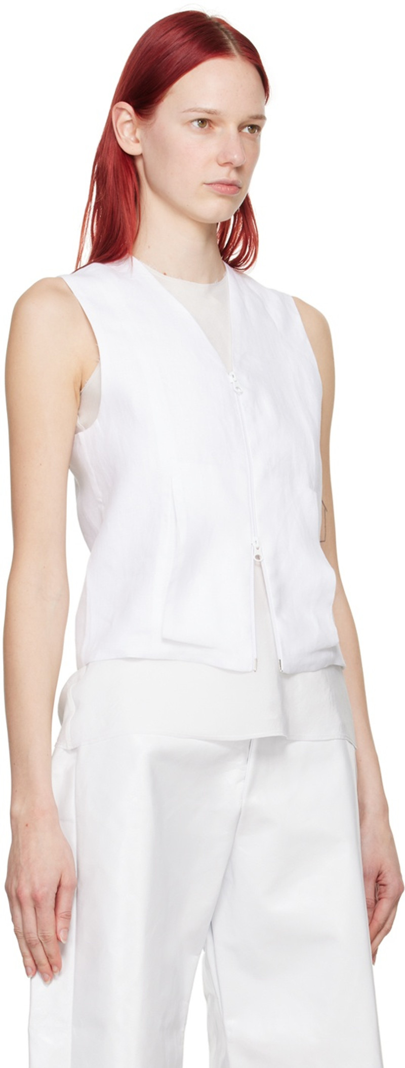 GABRIELA COLL GARMENTS White No.270 Vest outlook