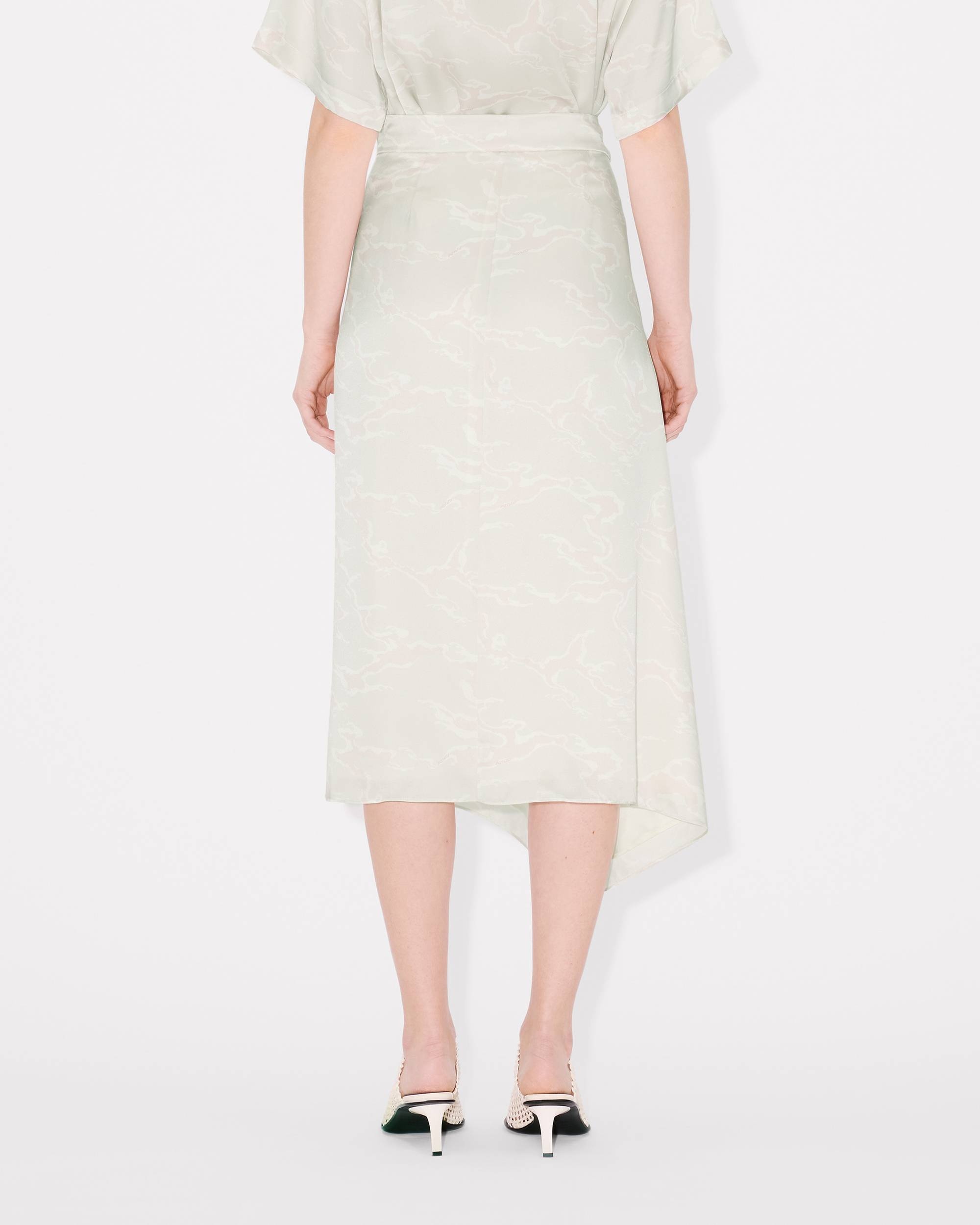 'KENZO Ocean Camo' midi skirt in silk - 5