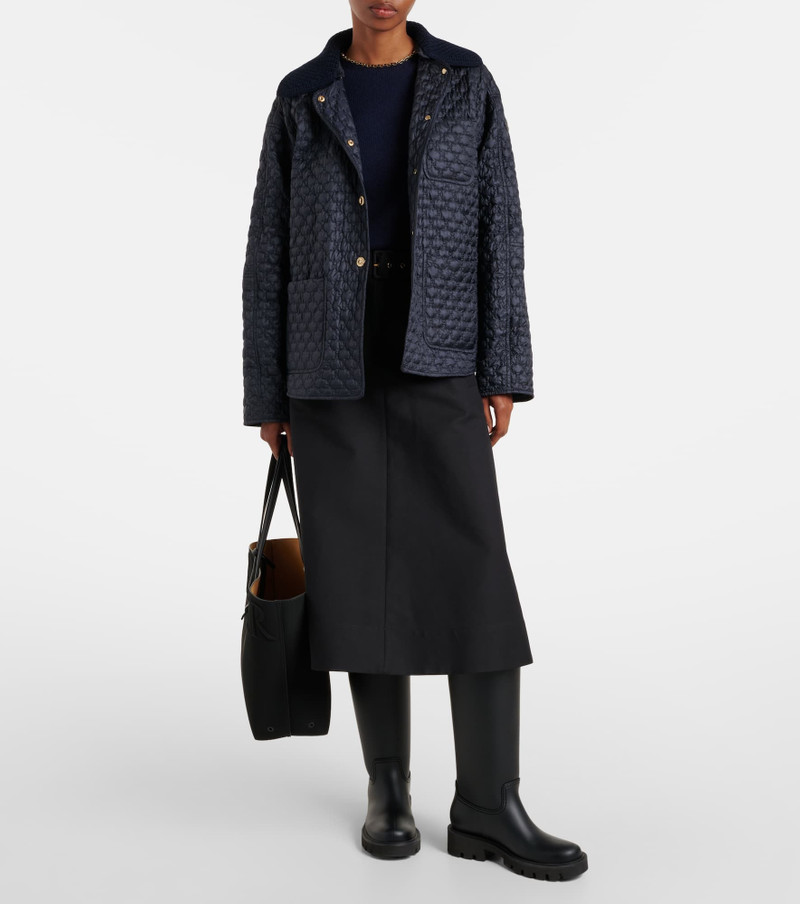 Moncler Ribbed-knit wool and cashmere sweater outlook
