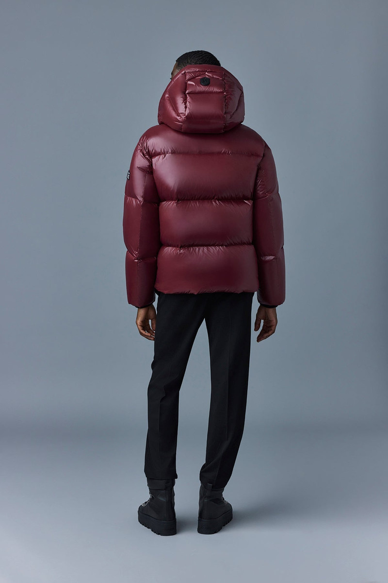 KENT-Z lustrous down jacket with hood 4