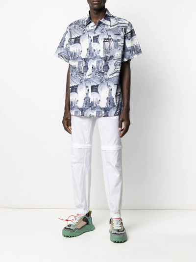 BUSCEMI New York print shirt outlook