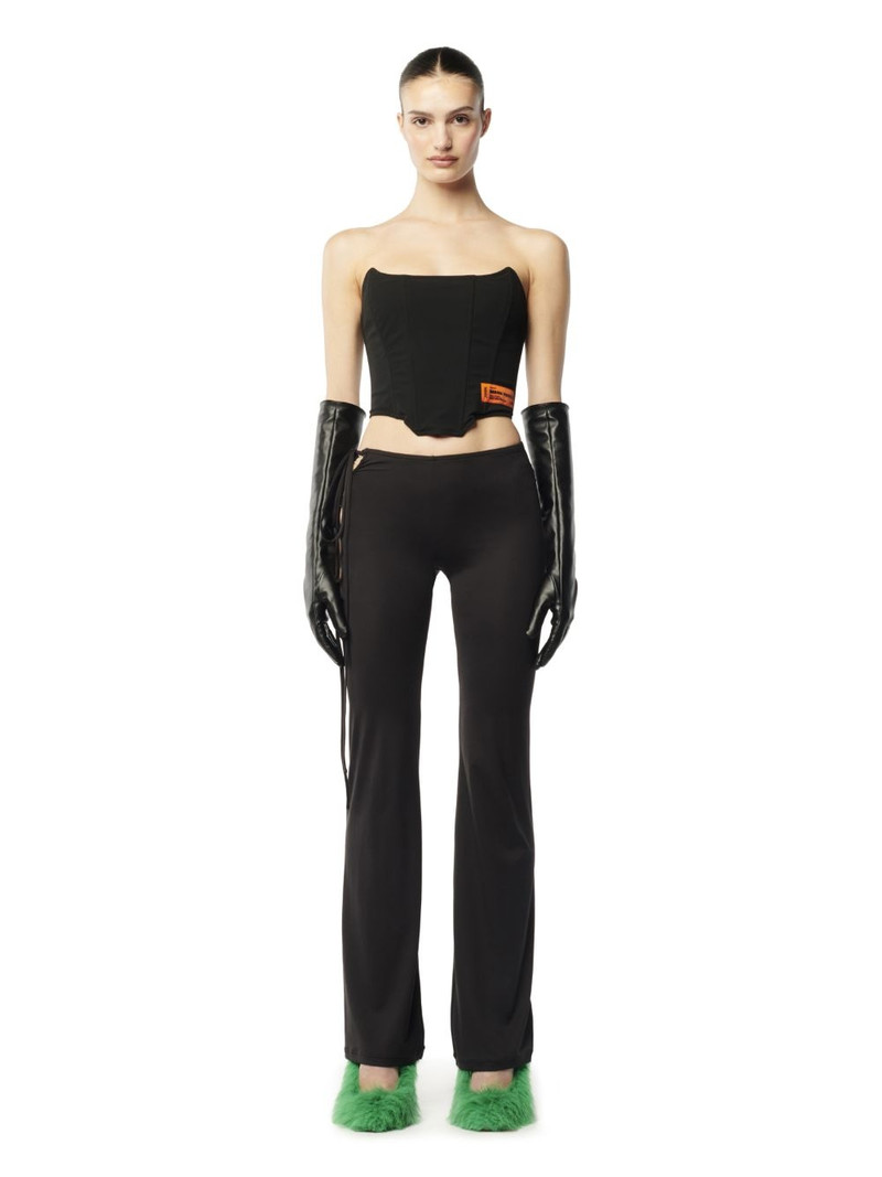 Heron Preston Lace-Up Stretch Flared Pants outlook