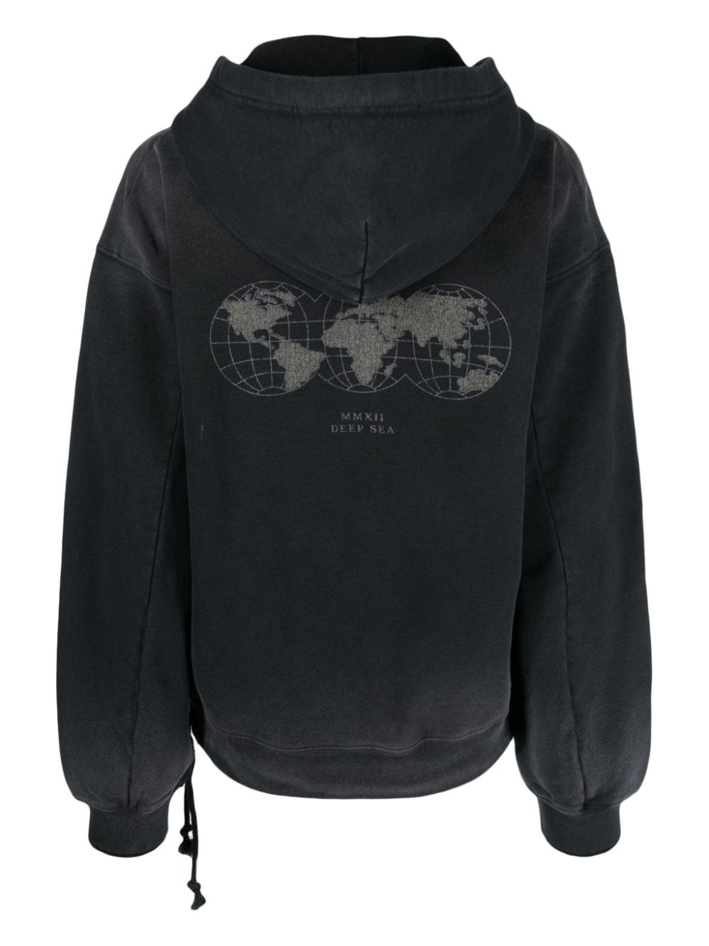 W.Omen Oceanic graphic-print zipped hoodie - 2