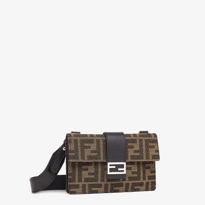 FENDI Brown fabric bag outlook