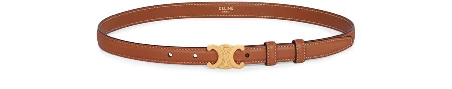 Small Triomphe Belt in Natural Calfskin - 3
