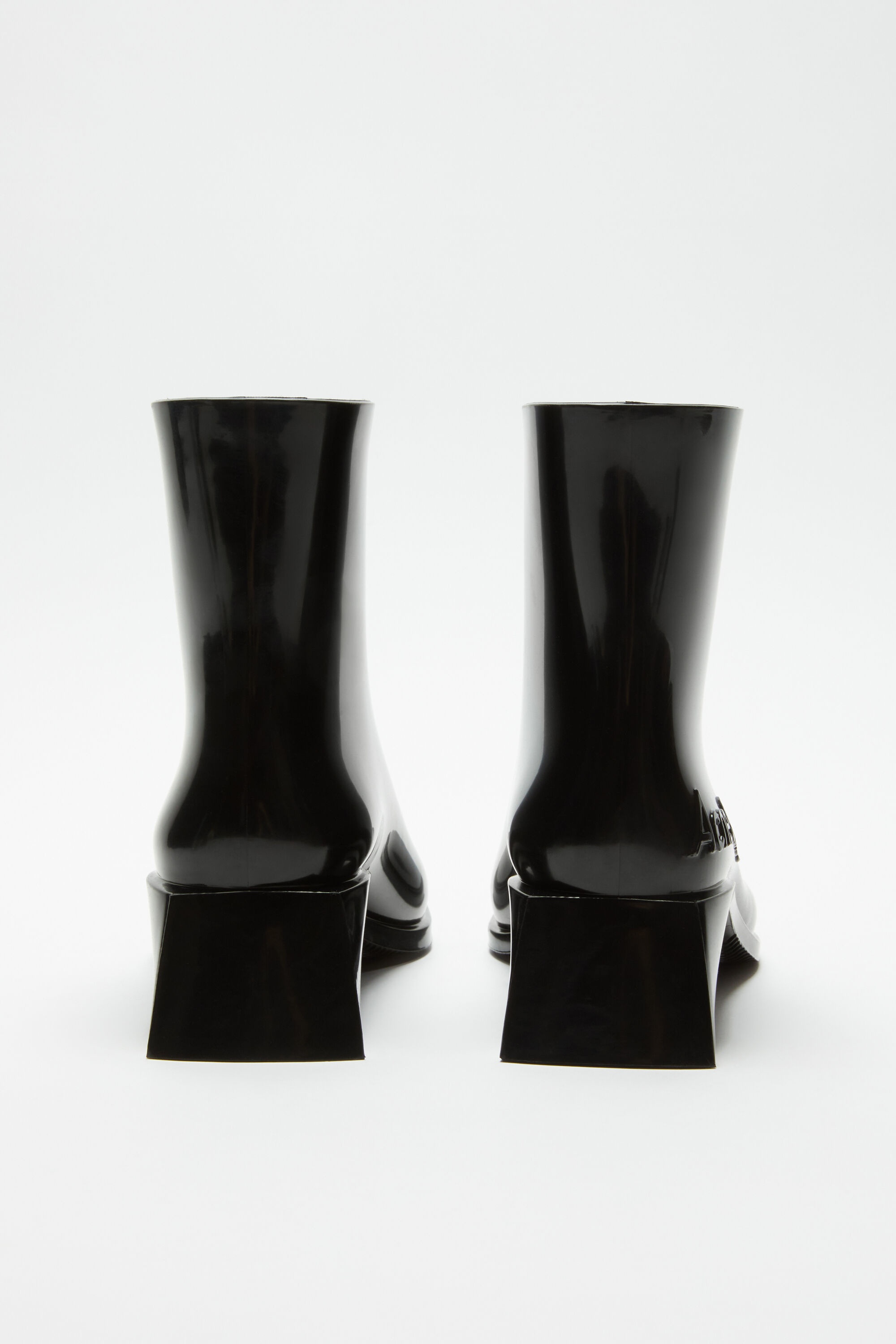 Rubber ankle boots - Black - 4