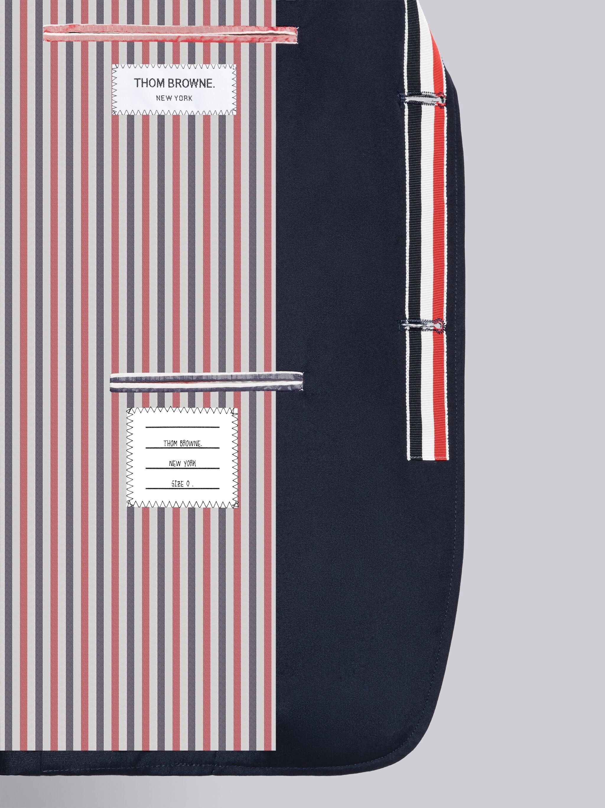 Typewriter Cloth Grosgrain Placket Sport Coat - 5