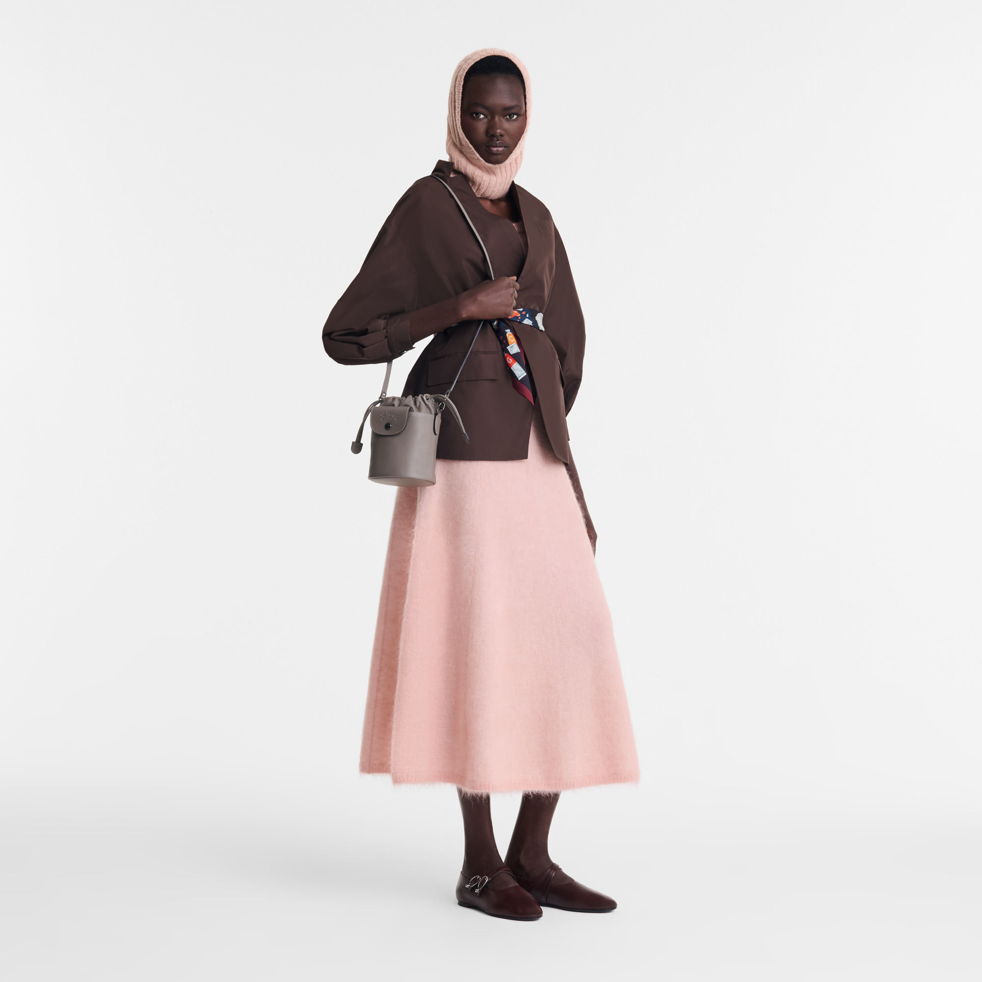 Le Pliage Xtra Bucket bag Turtledove - Leather - 2